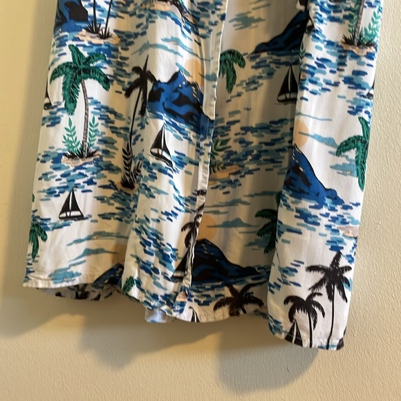 Emerson Fry India Collection Wrap Dress Women’s Size Small Midi Long Sleeve Blue - Picture 5 of 7